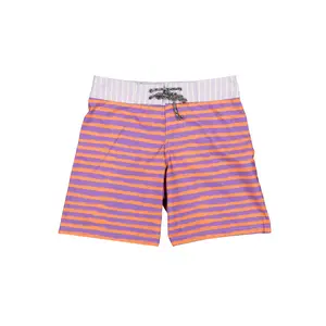 Μαγιώ για παιδιά Paper Boat Lavander Stripes Surfer image-0