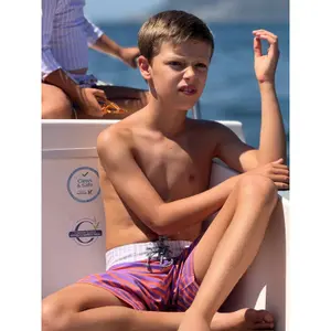 Μαγιώ για παιδιά Paper Boat Lavander Stripes Surfer image-3