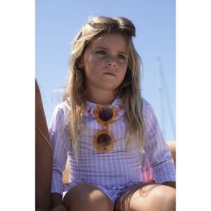 Maglietta a manica lunga da bambina Paper Boat Lavander Cherry image-4