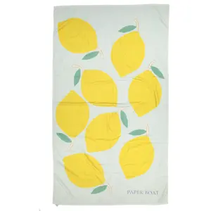 Bath towel Paper Boat Lemonberry image-0