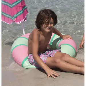 Bañador bebé Paper Boat Minty Waves Classic image-3