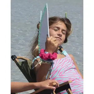 Ελαστικό μαλλιών με υφή κορίτσι Paper Boat Watermelon Waves image-1