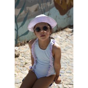 Baby girl 1-piece swimsuit Paper Boat Pastel Stripes image-2