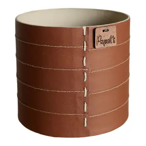 Cahe-pot cuir Papot's image-0