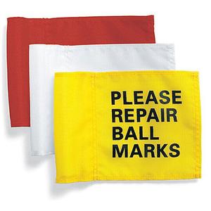 Enhetsskylt Par Aide Please Repair Ball Marks (x9)