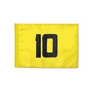 pai8334-banner-pole-par-aide-10-18-n-noir-x9-yellow-black-one-size