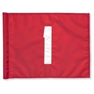 Fanion putting Par Aide chiff blanc 1-9 (x9)