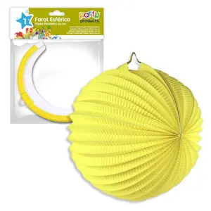 Round paper lantern for children Party Products 25 cm image-0