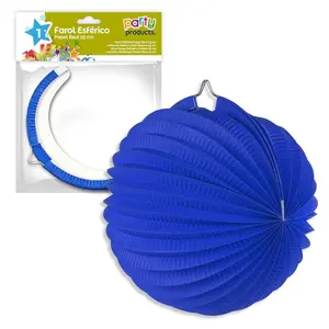 Round paper lantern for children Party Products 25 cm image-0