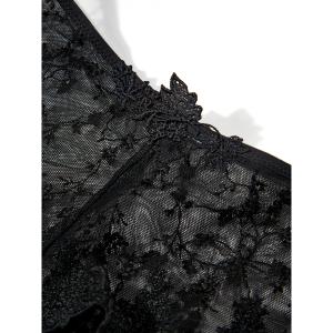 Lace brief with front panel for women Passionata White Nights image-1