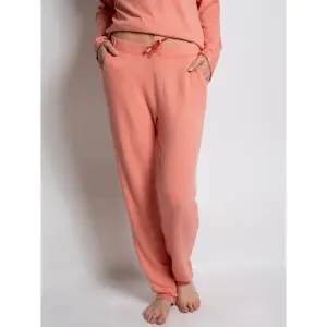 Pantalón fluido de corte recto para mujer Passionata Guimauve image-1