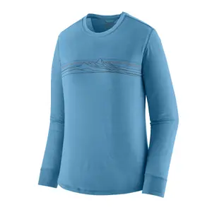 Langærmet trykt T-shirt til kvinder Patagonia Cap Cool image-0