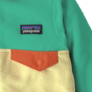 Babyfleece med hætte Patagonia Micro D Snap-T image-3