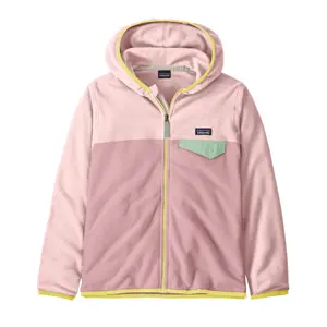 Children's hooded fleece Patagonia Micro D Snap-T image-0