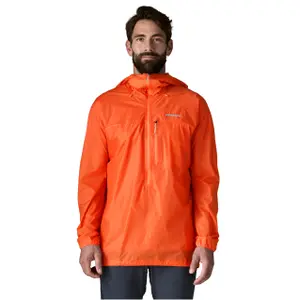 Hooded waterproof jacket Patagonia Houdini Rock image-1