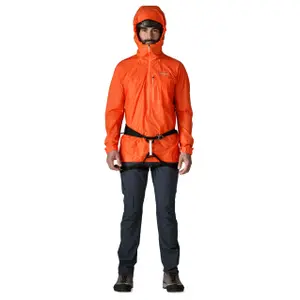 Hooded waterproof jacket Patagonia Houdini Rock image-2
