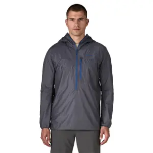 Hooded waterproof jacket Patagonia Houdini Rock image-1