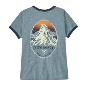 Dames-T-shirt Patagonia Chouinard Crest Ringer image-0
