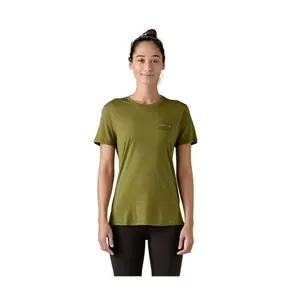 Grafisch dames-T-shirt Patagonia Cap Cool Merino Blend image-1