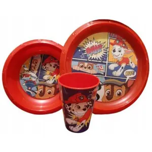 Set of 3 pieces of dishes Patrulla Canina image-0