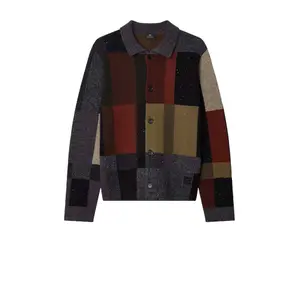 Kardigan s knoflíky s kostkovaným vzorem Paul Smith