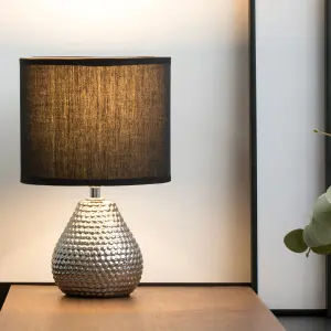 Table lamp Pauleen Sip of silver E14 image-2