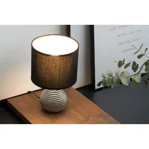 Table lamp Pauleen Sip of silver E14 image-3