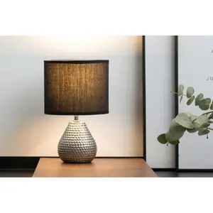 Table lamp Pauleen Sip of silver E14 image-4