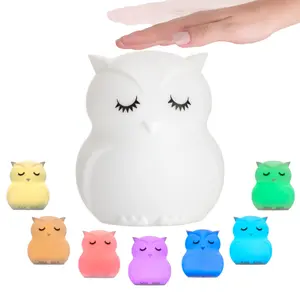 Silicone nightlight Pauleen Night Owl USB image-0