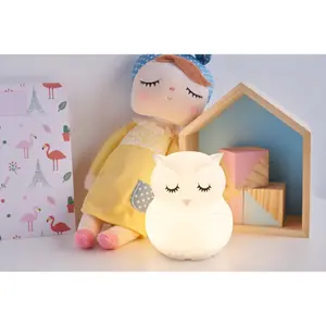Silicone nightlight Pauleen Night Owl USB image-2