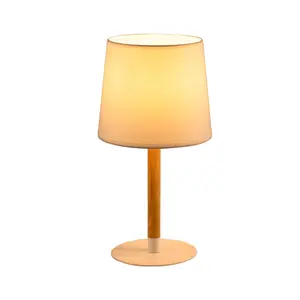 Lámpara de mesa Pauleen Wood Cuddles E27 image-1