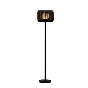 Outdoor synthetic rattan floor lamp Pauleen Sunshine Elegance image-1