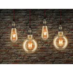 Bombilla led Paulmann Vintage Rustika E27 image-1