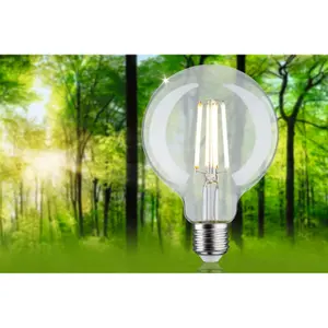 Ampoule filament globe LED Paulmann 230 V G95 E27 840lm 3000K image-3