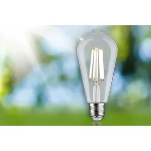Led-Glühbirne Paulmann 230 V ST64 E27 840lm 4000K image-2