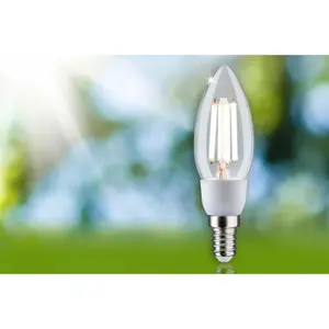 Lampadina a filamento di candela a led Paulmann Eco-Line 230 V E14 525lm 3000K image-2