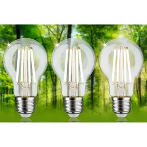 Lote de 3 bombillas de filamento LED Paulmann Eco-Line 230 V 3x840lm 3000K image-3