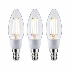Glühbirne Glühfaden Led-Kerze Paulmann Eco-Line 230 V E14 3x525lm 3000K image-0