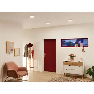 Eingebautes Led-Panel rund Paulmann Areo IP44 120 mm image-1