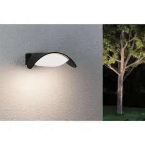 Outdoor led wall lamp Paulmann Mesana IP44 66mm 3000K 800lm 230V image-2