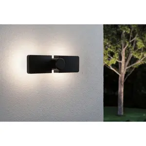 Outdoor led wall lamp Paulmann Pekana IP44 55mm 3000K 2x480lm 230V image-4