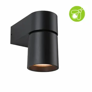 Insect-friendly led outdoor wall light Paulmann Kimu IP44 80mm 2200K 500lm 230V 70° image-1