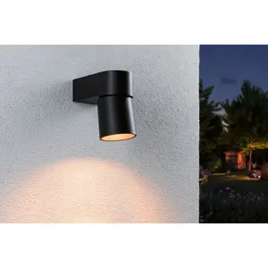 Insect-friendly led outdoor wall light Paulmann Kimu IP44 80mm 2200K 500lm 230V 70° image-2