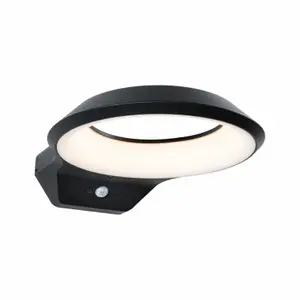 Outdoor led wall light motion detector Paulmann Anela IP44 71mm 3000K 700lm 230V image-0