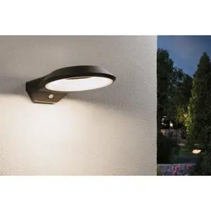 Outdoor led wall light motion detector Paulmann Anela IP44 71mm 3000K 700lm 230V image-2