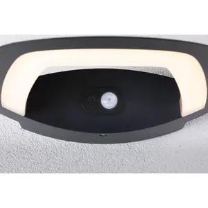 Outdoor led wall light motion detector Paulmann Akena IP44 70mm 3000K 800lm 230V image-3