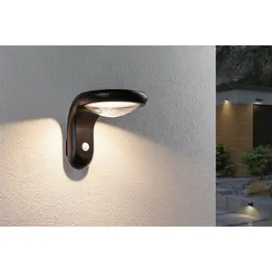 Buiten led wandlamp met bewegingsmelder Paulmann Diskola IP44 180x234mm 3000K 400lm image-2