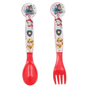 Spoon and fork set stor Paw Patrol image-0