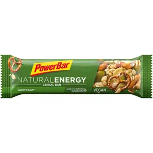 Bares PowerBar Natural Energy Cereal Bar 24x40gr Sweet'n Salty Seeds & Pretzels image-0
