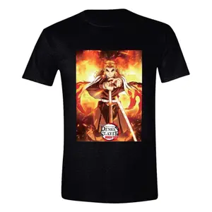 T-shirt PCMerch Demon Slayer Kyojuro Rengoku image-0